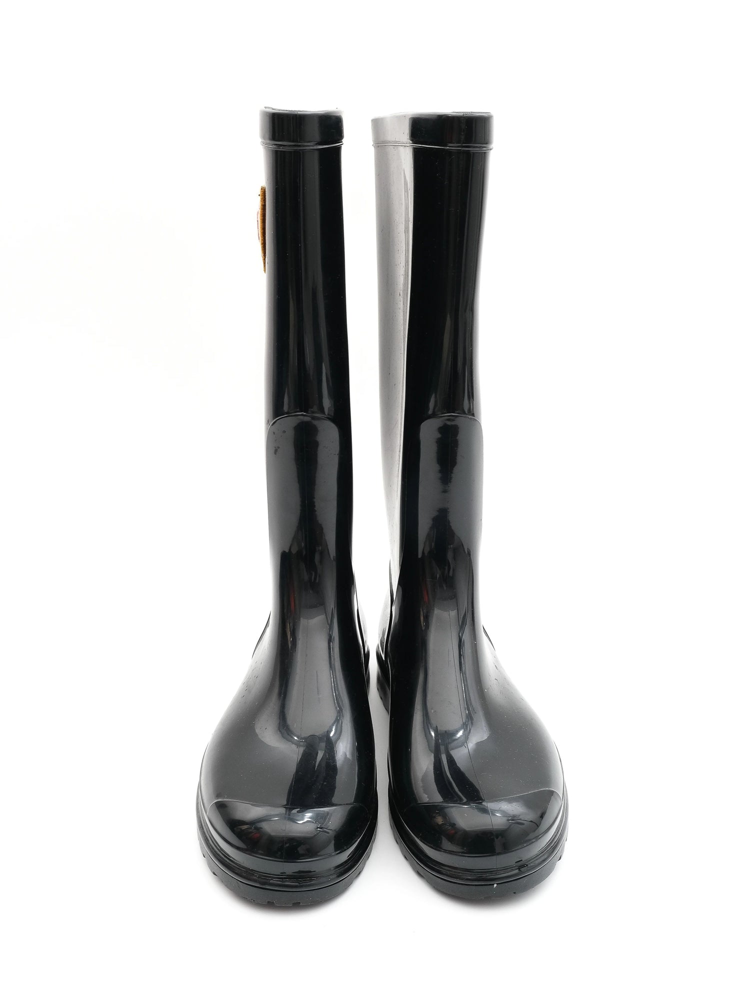 Perfect Dsquared2 Black Rubber Boots for Kids Size 37