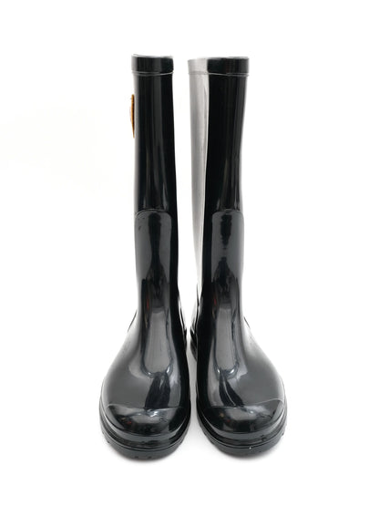 Perfect Dsquared2 Black Rubber Boots for Kids Size 37