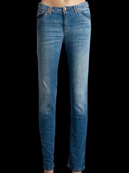 Average Armani Jeans Blue Cotton Denim Size M Women&