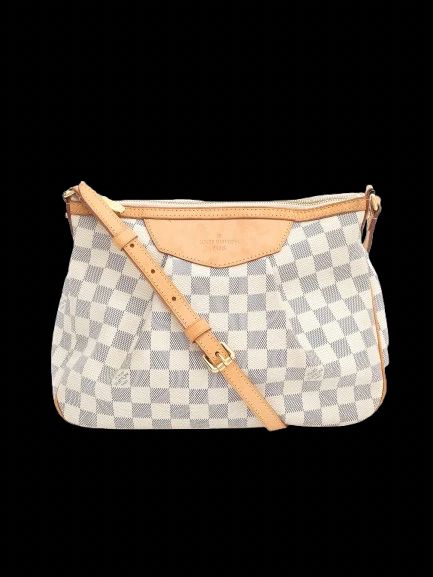 Excellent Louis Vuitton Handbag Checkered Leather WomenÕs Bag