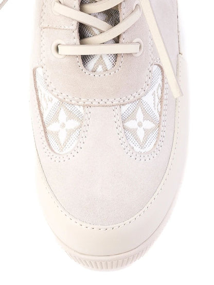 Perfect Louis Vuitton High-Top Boots White Fabric Size 38