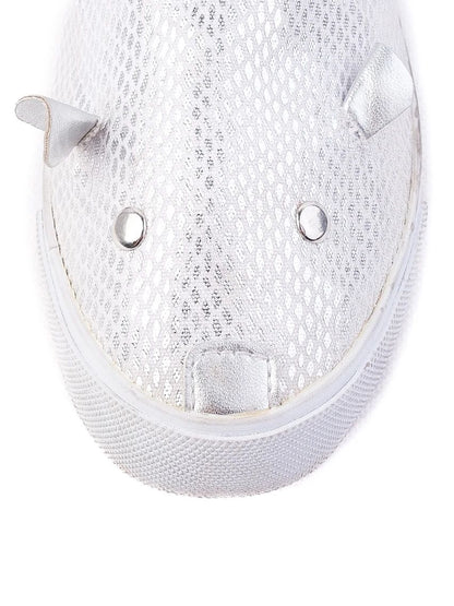 Excellent Marc Jacobs Gray Fabric Slip-On Sneakers Size 36 LMJ