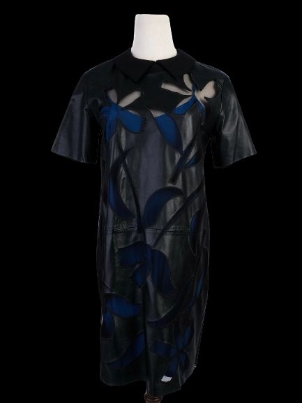 Sportmax Black Floral Cutout Dress Size S Excellent Condition
