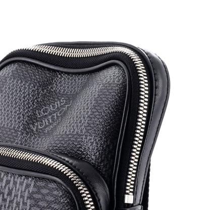 Louis Vuitton Amazone Sling Bag Limited Edition Damier Graphite 3D