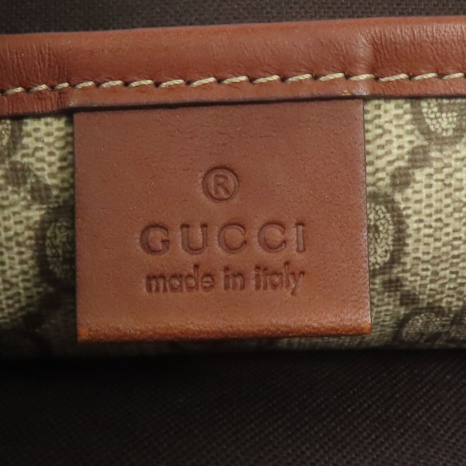 Gucci GG Plus Monogram Small Signature Web Loop Vertical Tote