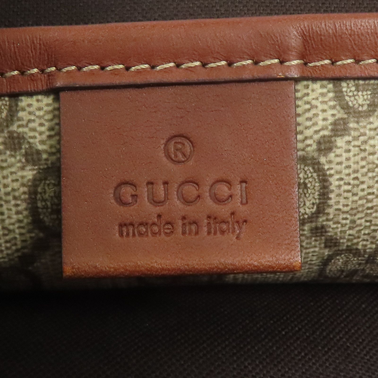 Gucci GG Plus Monogram Small Signature Web Loop Vertical Tote