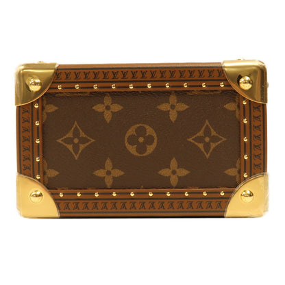 Louis Vuitton Monogram Camera Box Gold Hand-handed Shoulder Bag Color Brown 2way Shoulder Bag M 10079