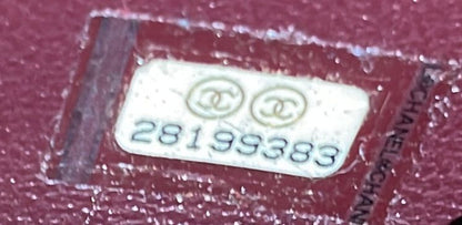 Chanel Egyptian Amulet Top Handle Camera Case Quilted Metallic Caviar With Rainbow Hardware