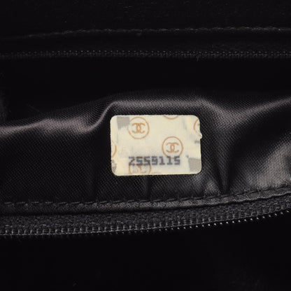 Chanel Black Matelasse Shoulder Bag Lambskin (sheep Leather)