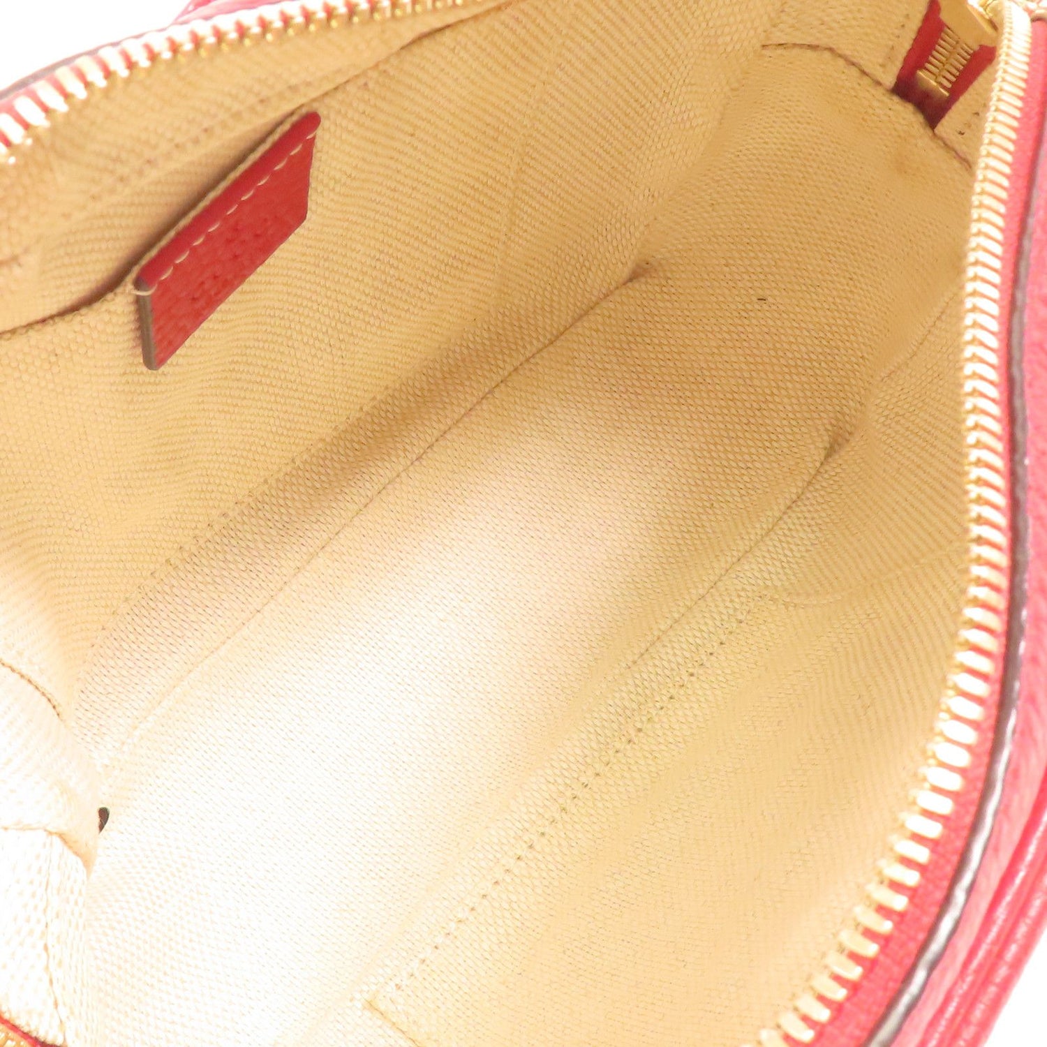 Gucci Leather Soho Disco Shoulder Bag Red Leather 308364