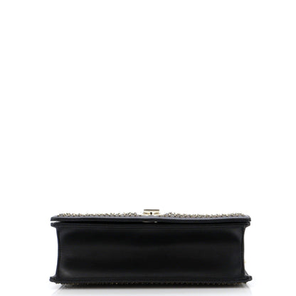 Christian Dior Diorama Flap Bag Sequin Embellished Lambskin Medium