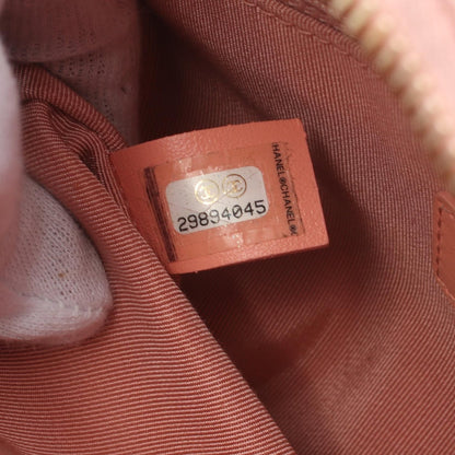 Chanel Matelasse Logo Camera Crossbody Bag As 1609 Leather Pink Ghw