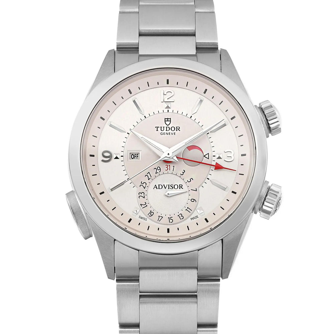 Tudor Heritage Advisor 42mm Steel Silver Dial Men Automatic Watch 79620T-95740