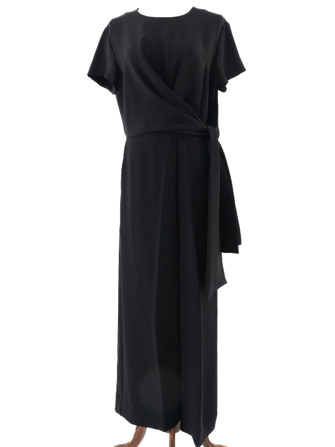 Excellent Cos Black Wrap Dress Size L Women&