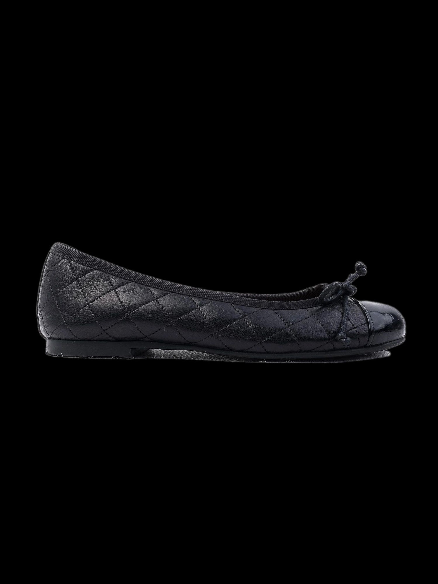 Perfect Pretty Ballerinas Black Leather Ballet Flats Size 30 for Kids