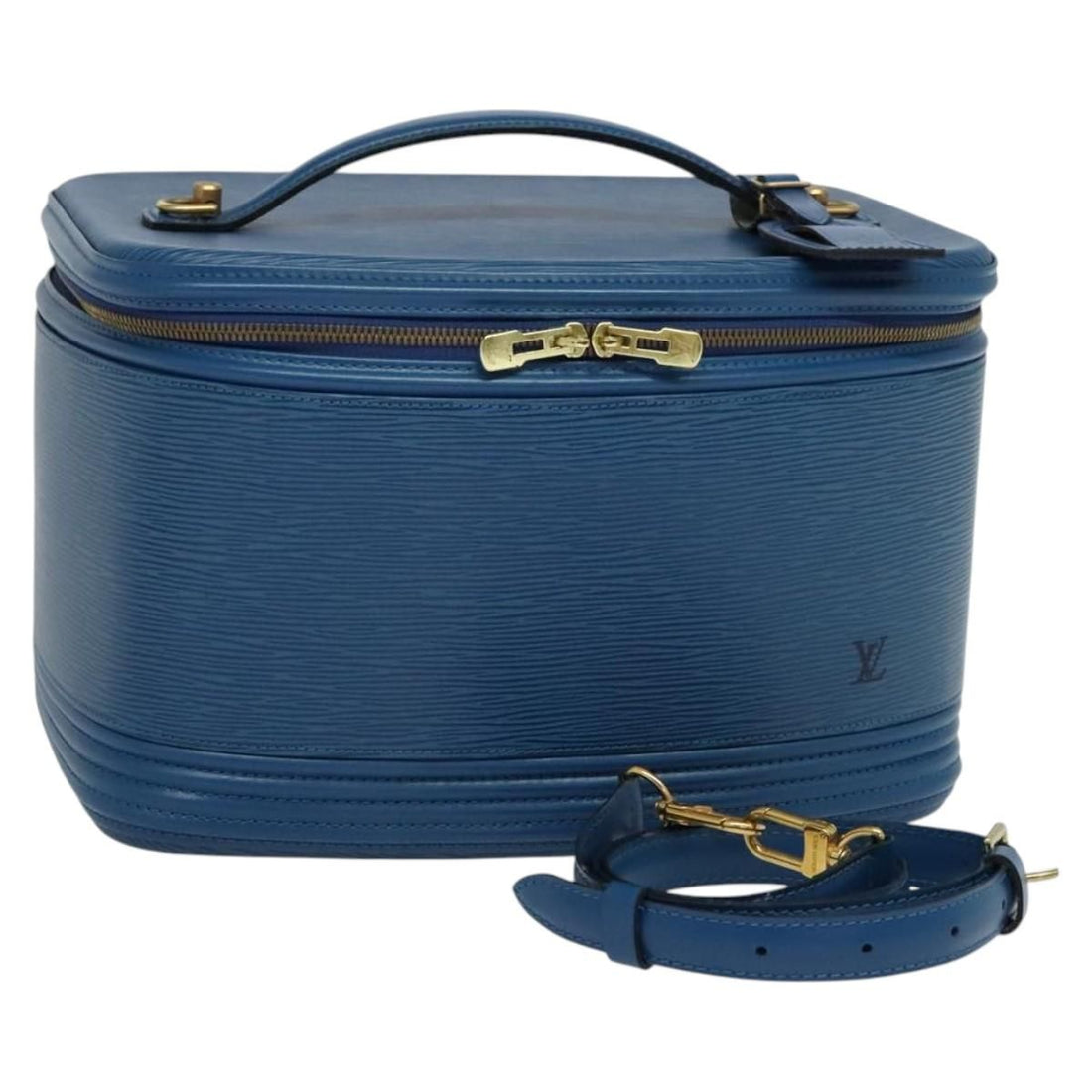 Louis Vuitton Epi Nice Hand Bag 2way Toledo Blue M 48015 Lv Auth