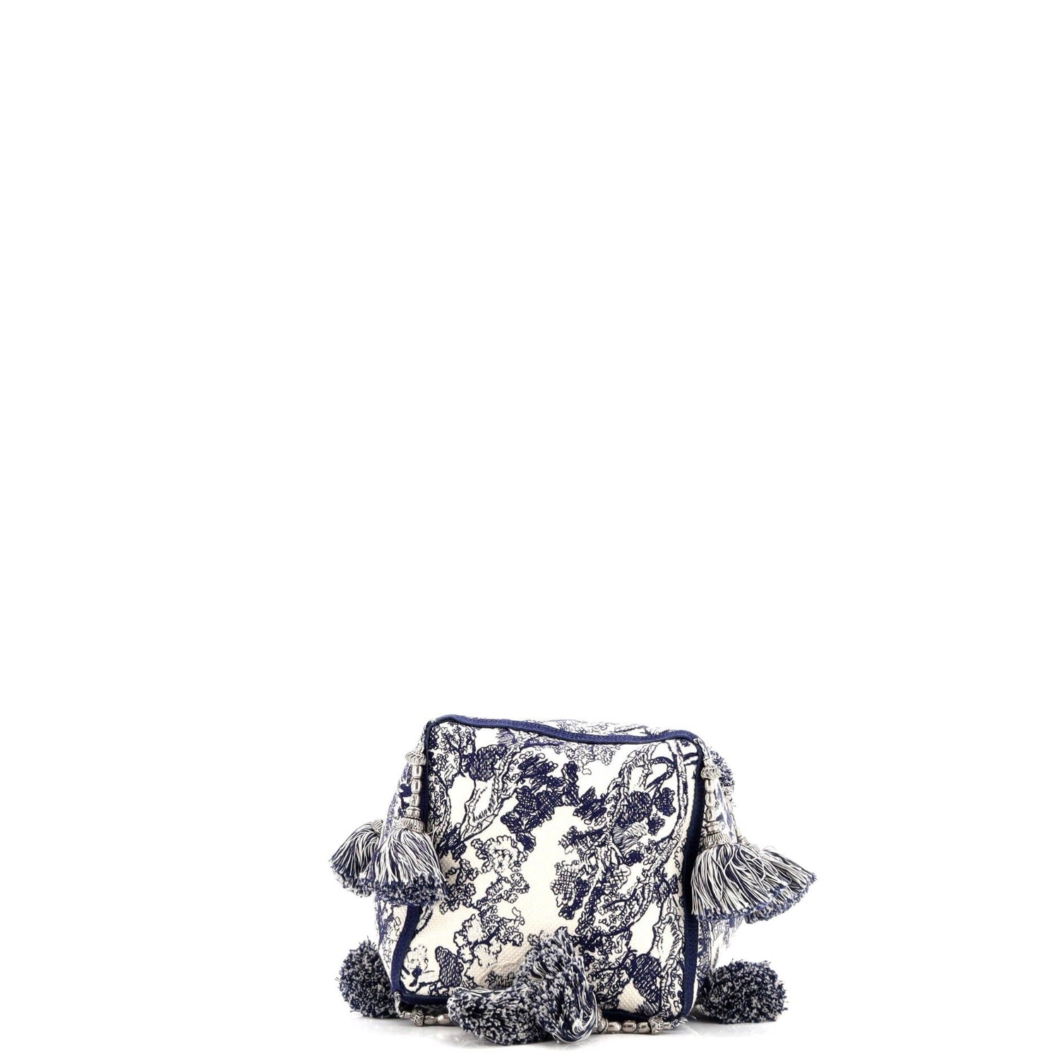 Dior D-Bubble Bucket Bag, Embroidered Canvas