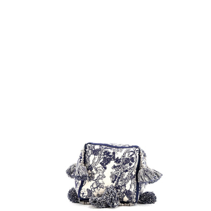 Dior D-Bubble Bucket Bag, Embroidered Canvas