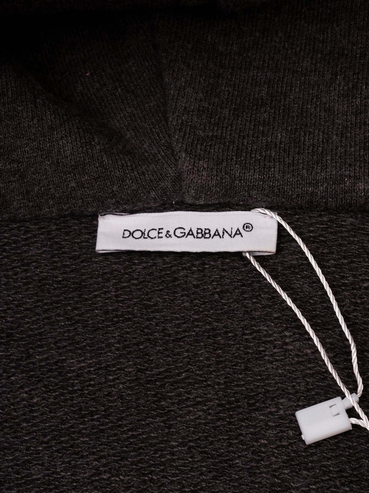 Good Dolce Gabbana Gray Hoodie for Kids Size 3 with Embroidered Crowns