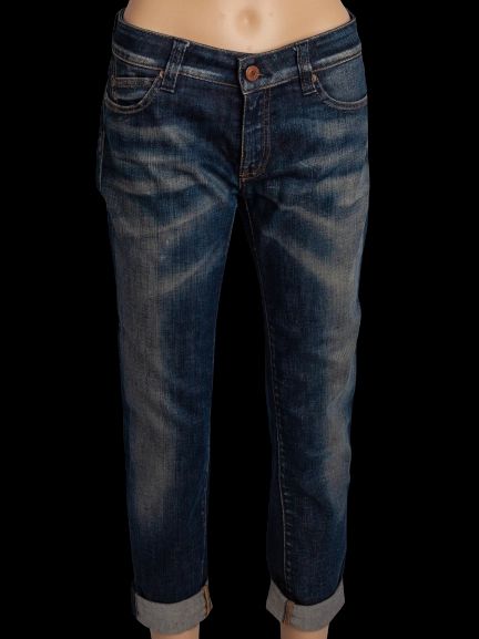 Average Condition Alexander McQueen Blue Cotton Denim Jeans M