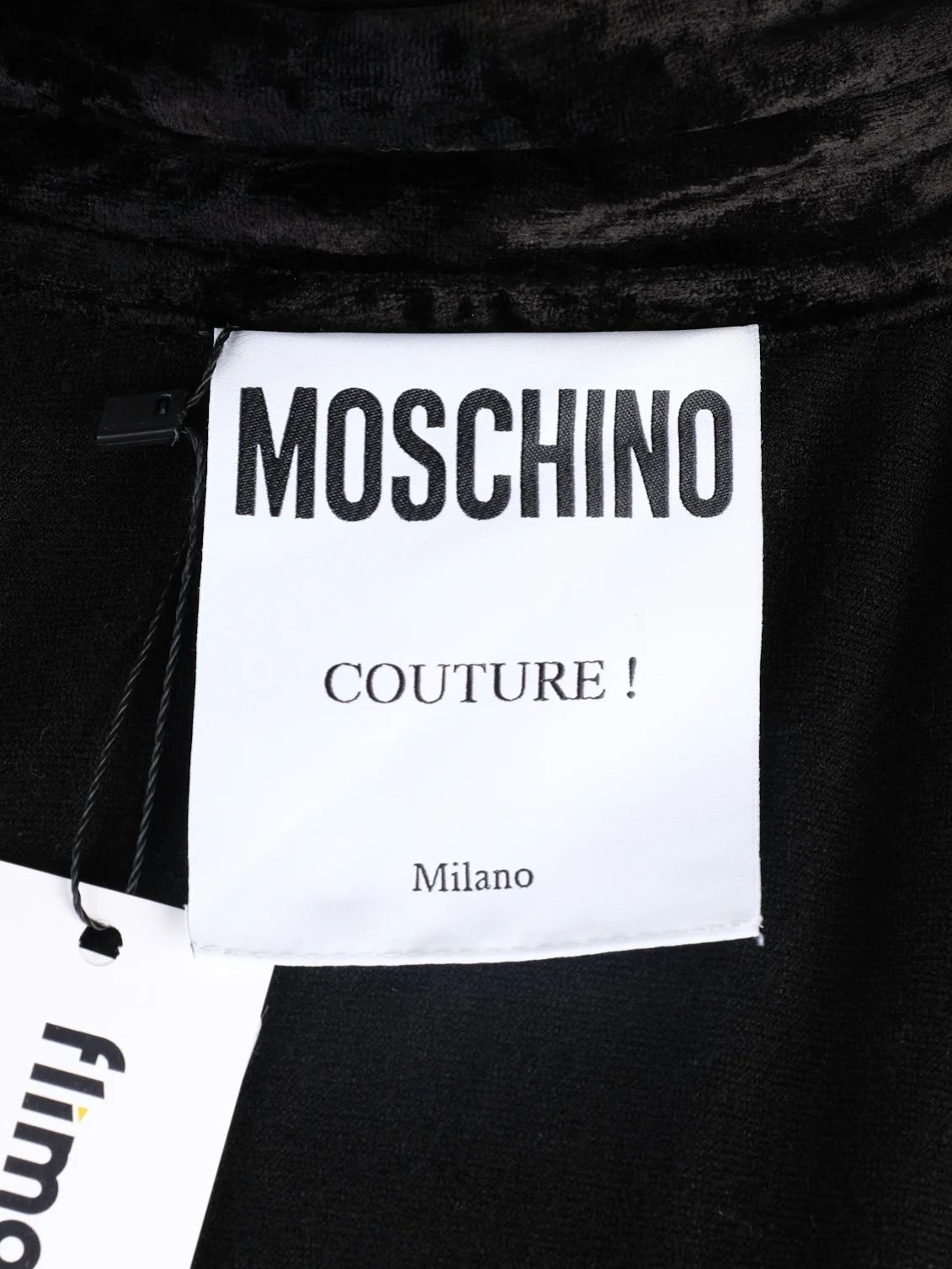 Moschino Black Zip-Up Jacket XS Excellent Condition
