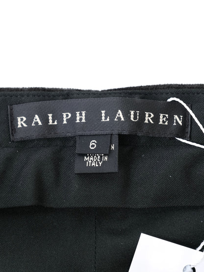 Excellent Ralph Lauren Green Velvet Pants Size 6 Made in Italy