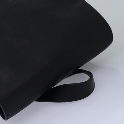 Gucci Backpack Nylon Leather Black
