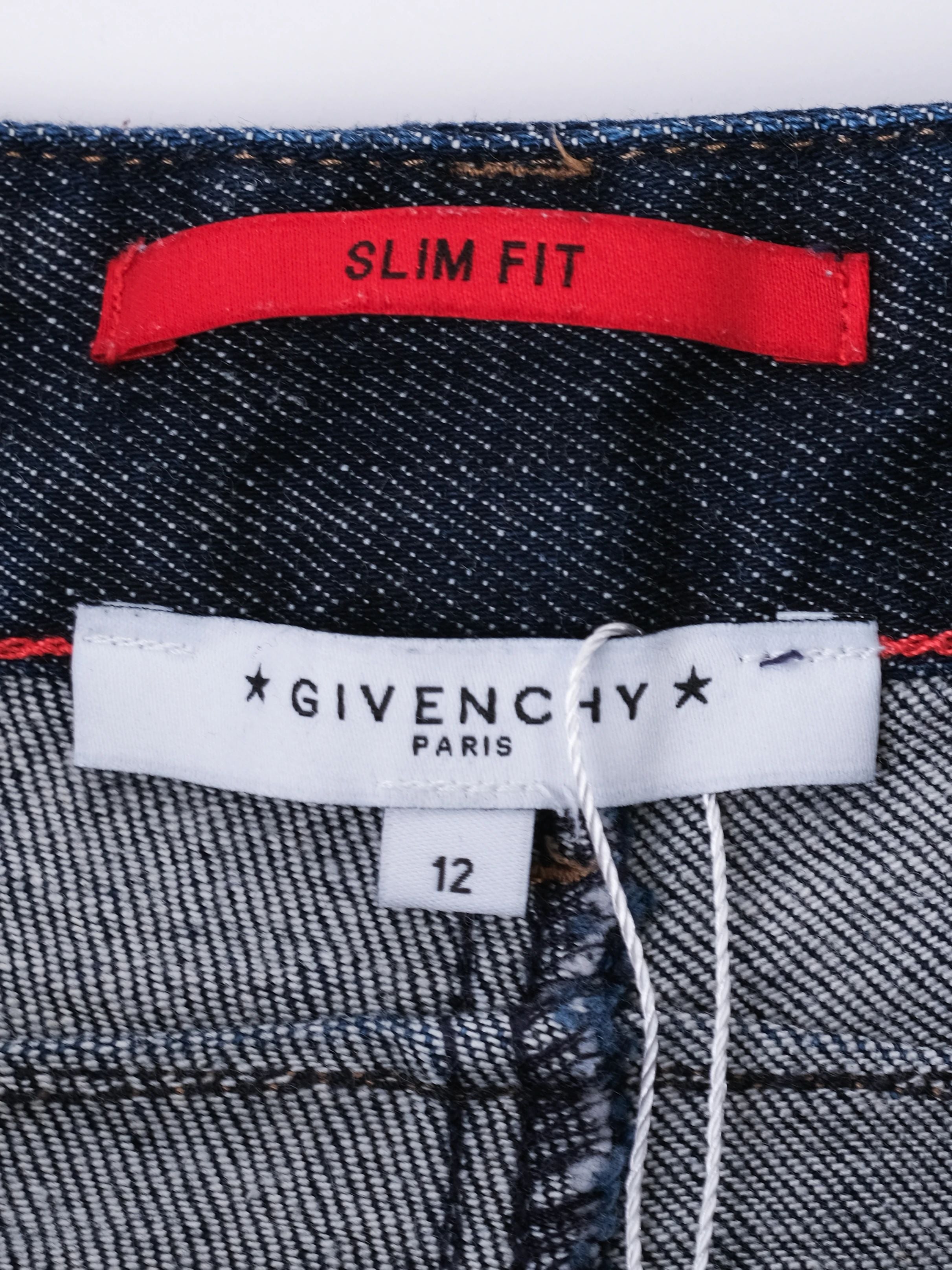 Excellent Givenchy Blue Slim Fit Jeans for Kids Size 12