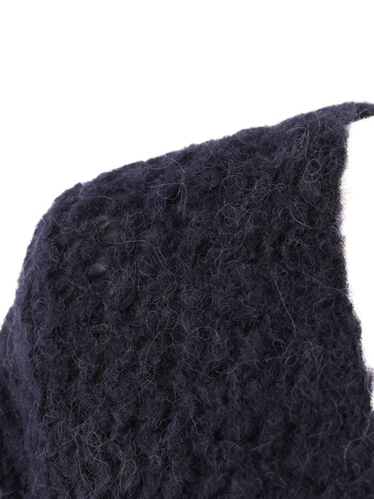 NEW SeeByChloe Blue Nylon Long Sleeve Sweater Size M