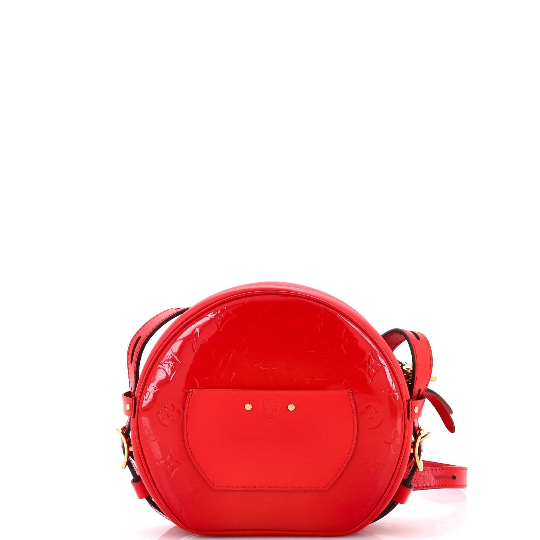 Louis Vuitton Boite Chapeau Souple Bag Monogram Vernis Mm