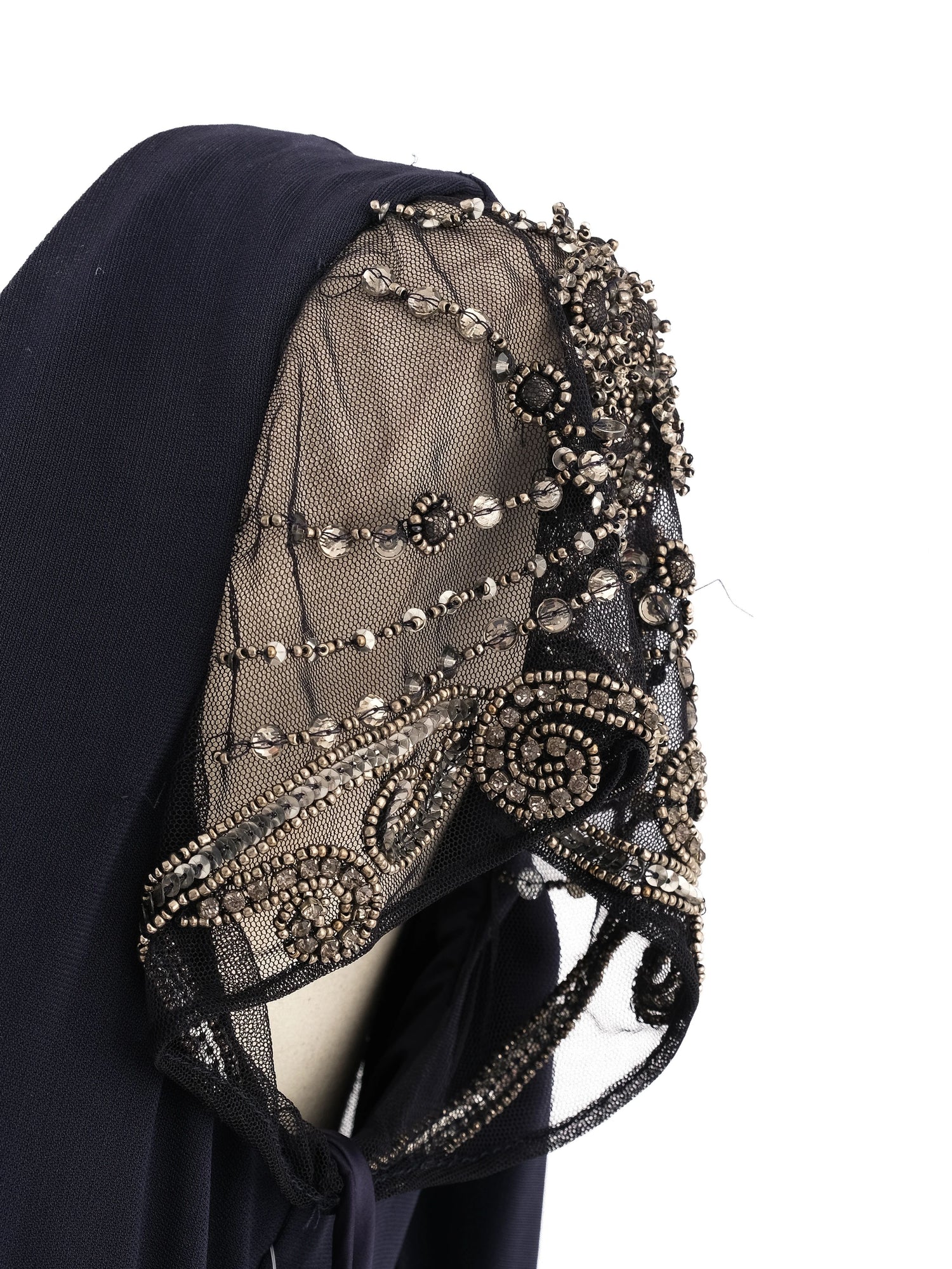 NEW Theia Couture Formal Navy Blue Gown Size XL with Beaded Details