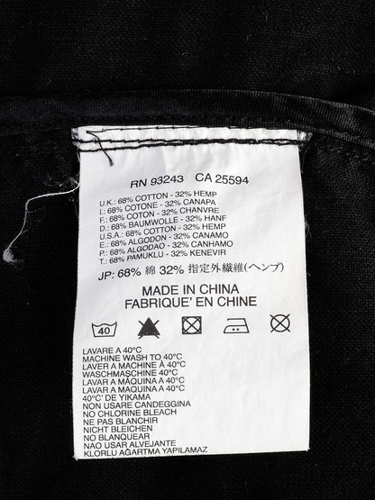 Excellent Diesel Black Cotton Jacket Size S with Tailored Fit