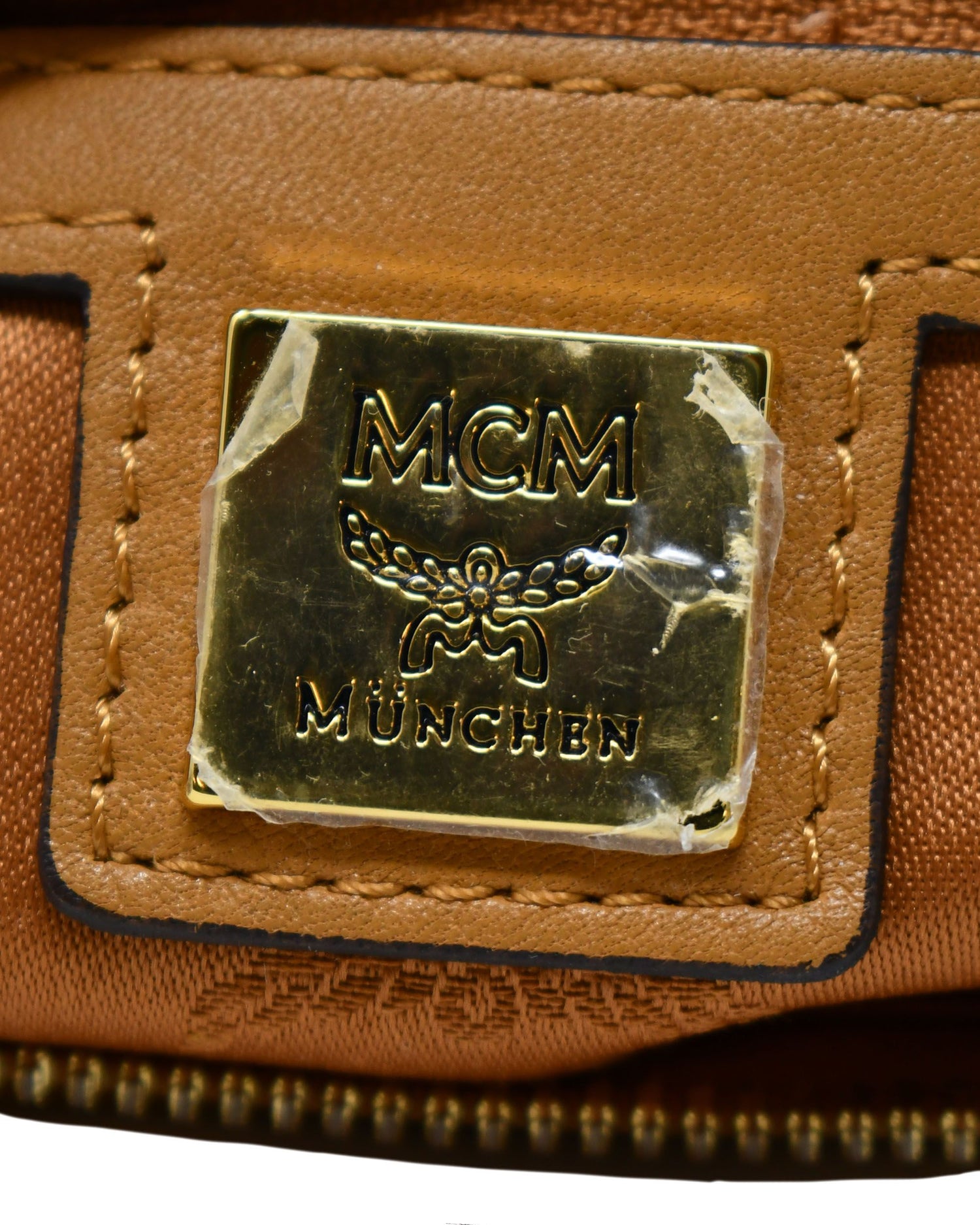 MCM Shoulder Bag Cognac