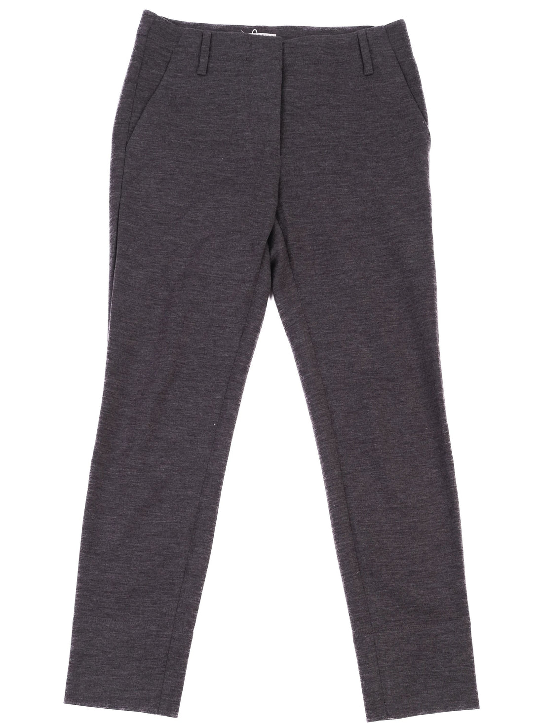 Excellent Brunello Cucinelli Gray Wool Pants Size S Made in Italy