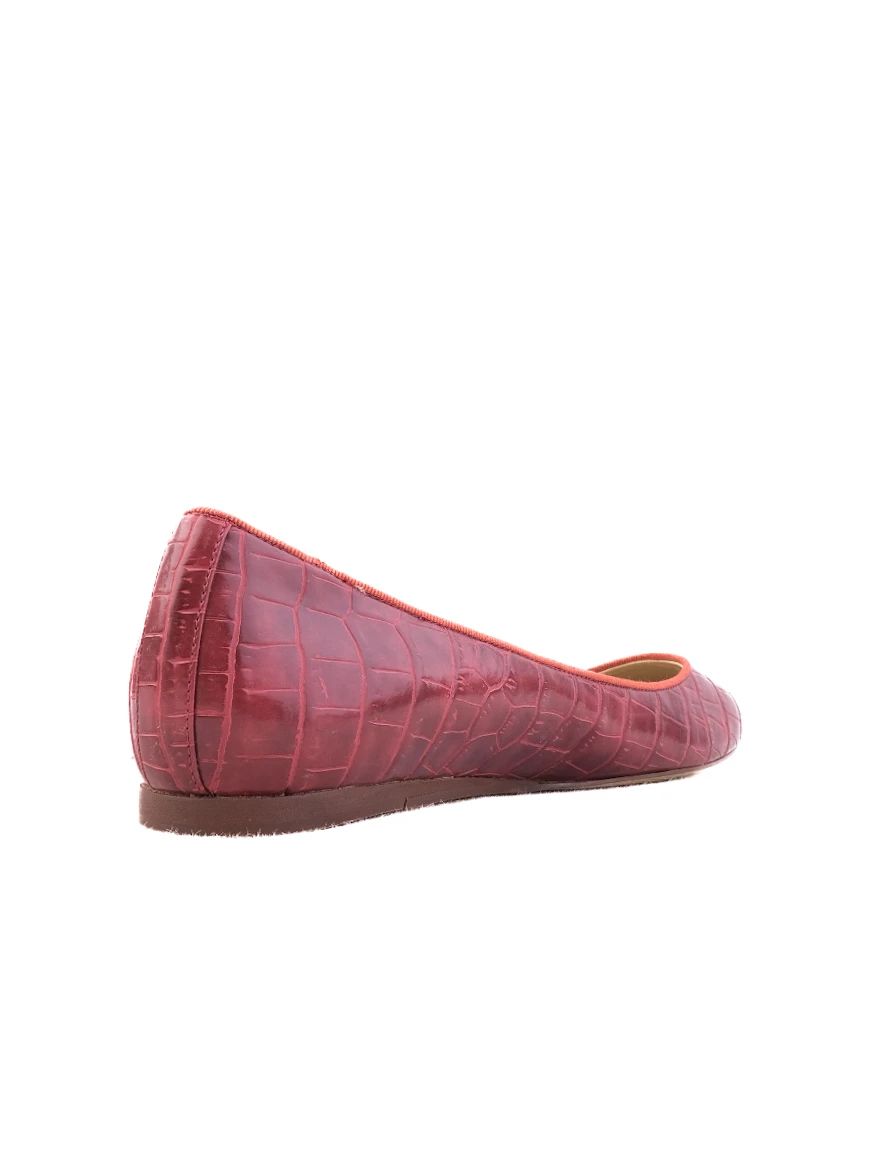 Excellent Stella McCartney Red Leather Flat Shoes Size 40