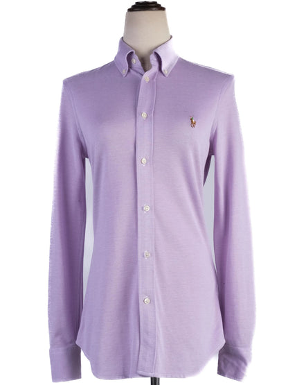 Excellent Ralph Lauren Pink Cotton Button-Up Shirt Size S