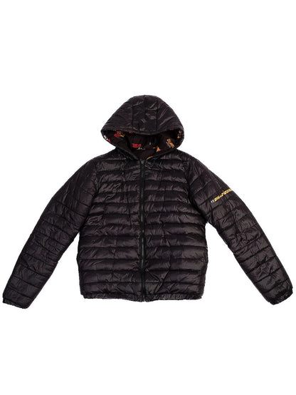 Excellent Bikkembergs Black Puffer Jacket Size 15 for Kids