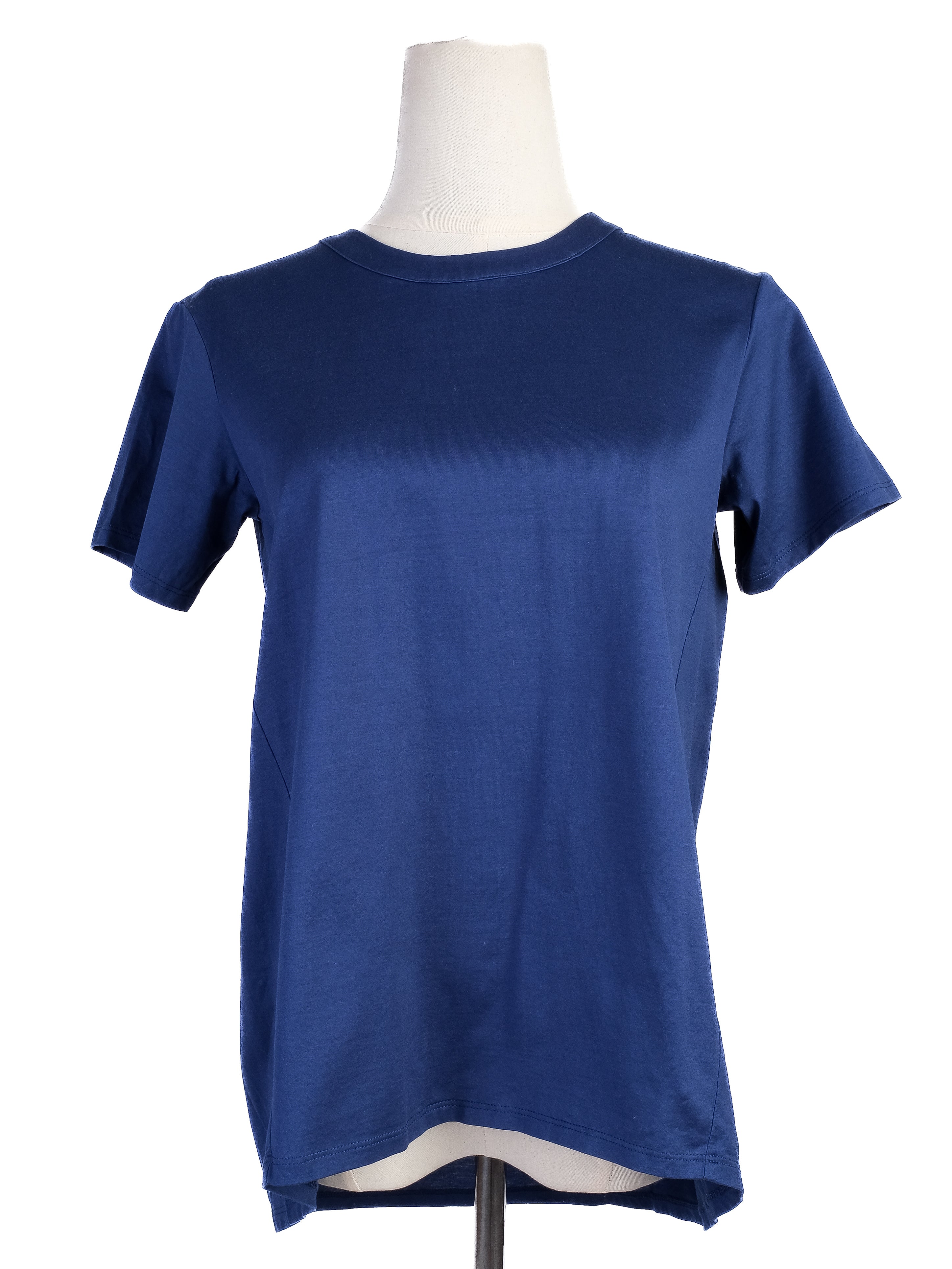 Excellent Weekend MaxMara Blue Cotton T-Shirt Size XS