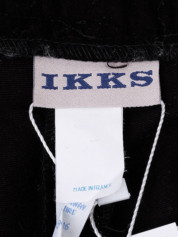 NEW Ikks Black Flared Pants for Kids Size 12 Cotton