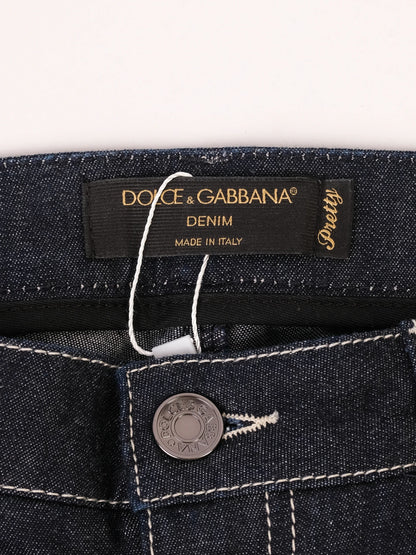 Excellent Dolce Gabbana Blue Denim Jeans Women Made in Italy