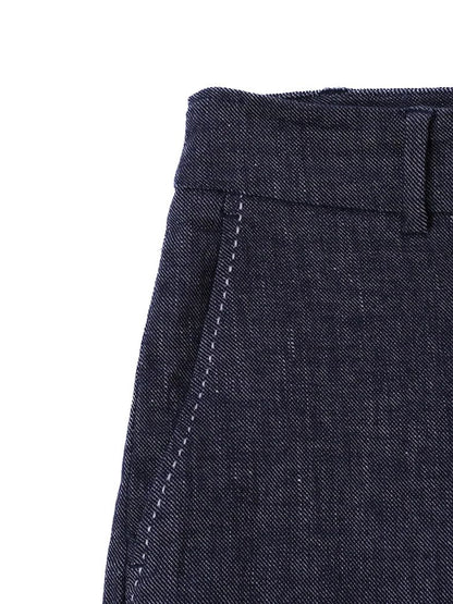 Excellent Weekend MaxMara Blue Linen Trousers Size N/A