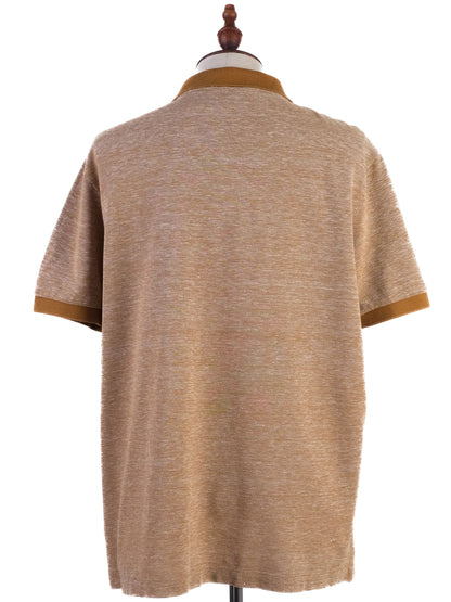 Excellent Scotch&amp;Soda Orange Cotton Polo Shirt Size XL