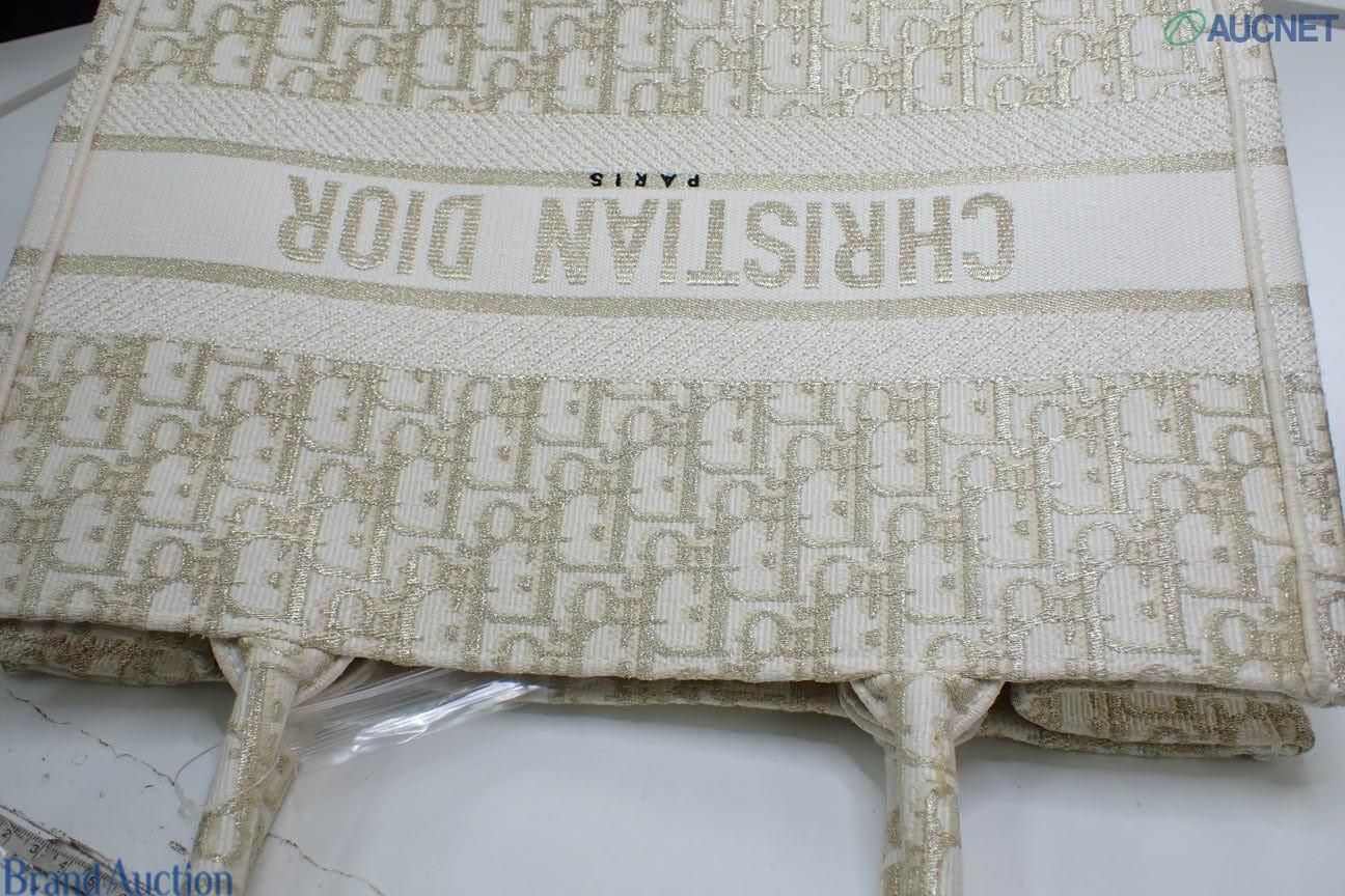 Christian Dior Medium Book Tote Bag, Canvas
