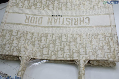 Christian Dior Medium Book Tote Bag, Canvas