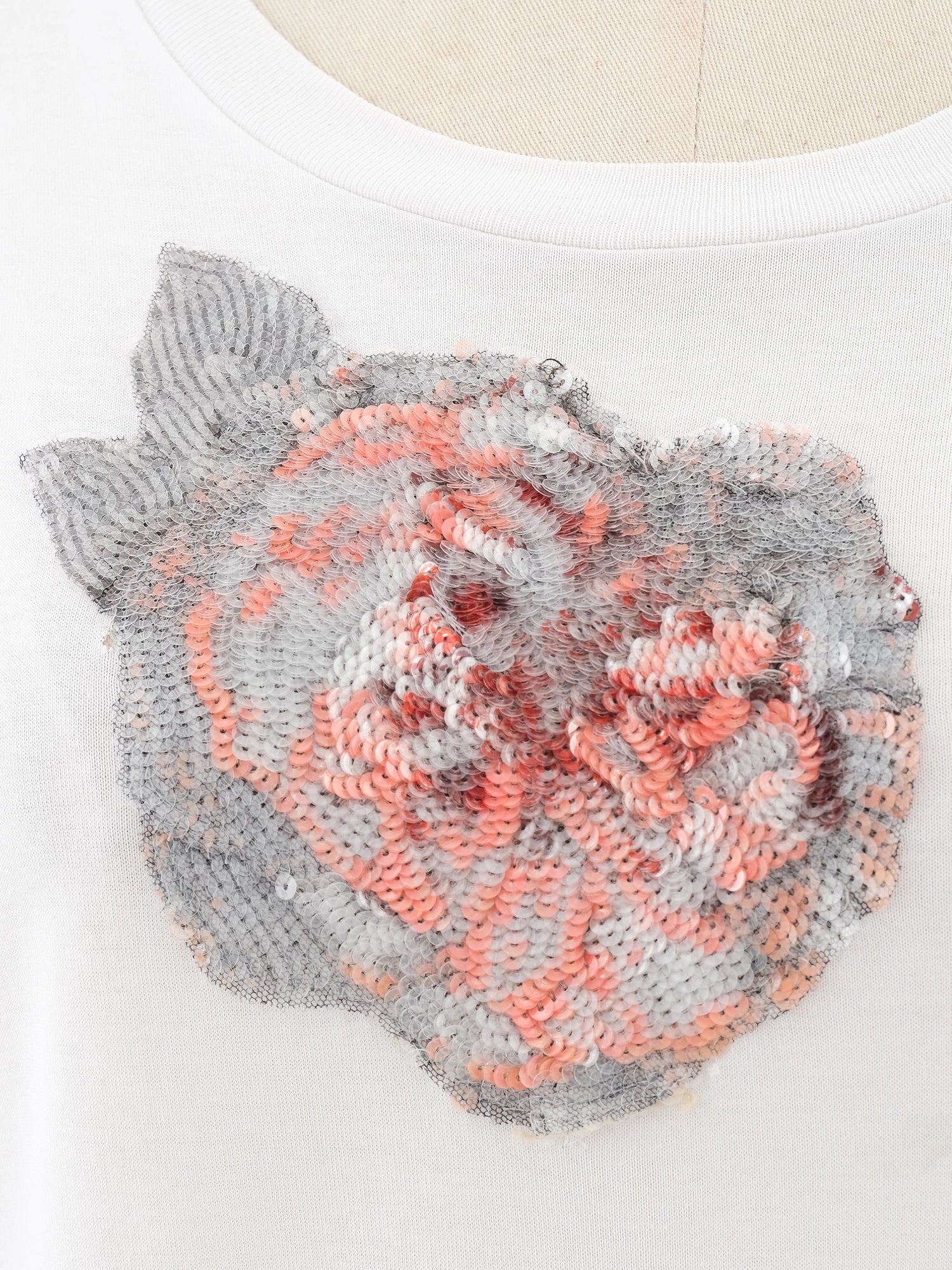 Good Dolce Gabbana White Floral Cotton T-Shirt Size S Women