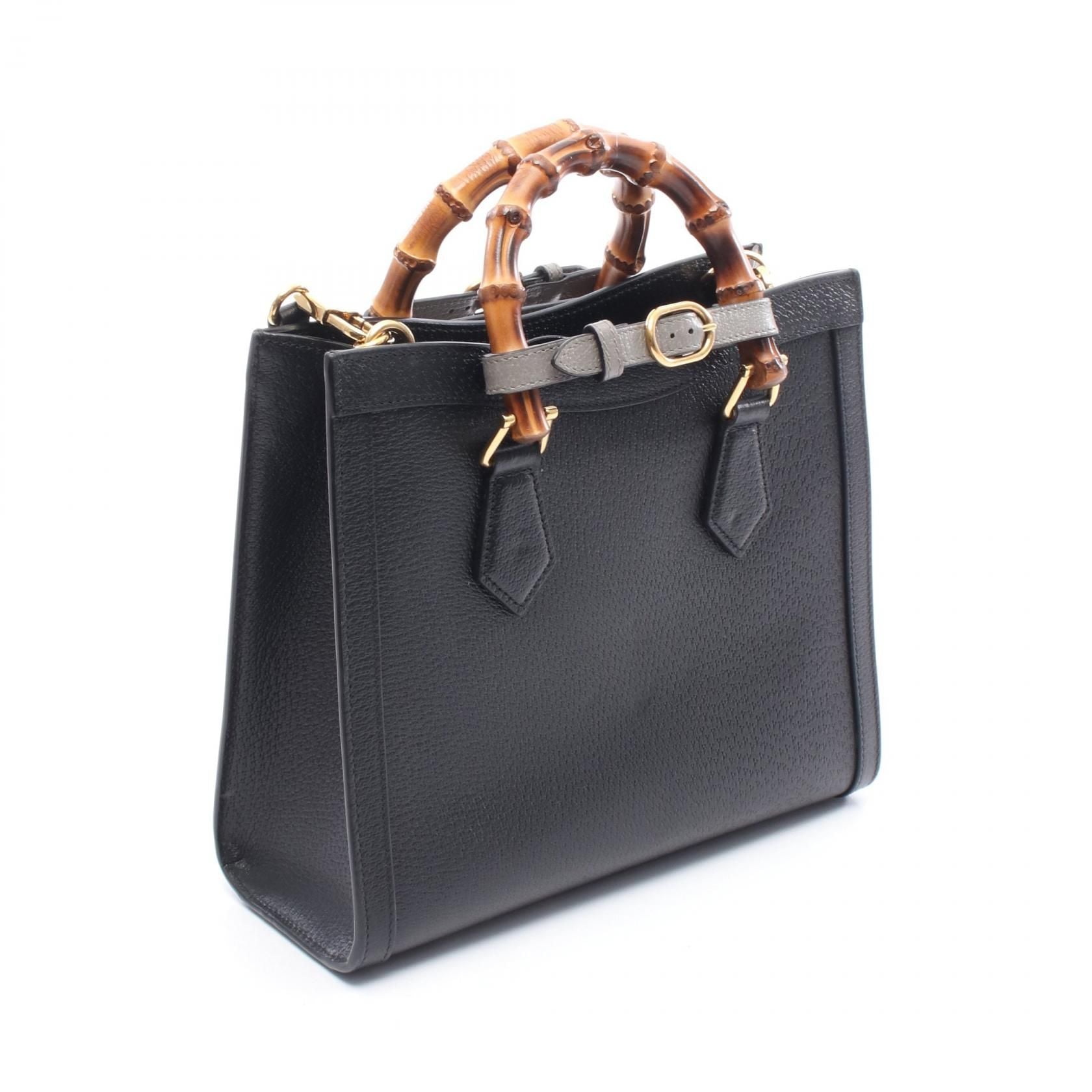 Gucci Diana Small Gg Jacquard Handbag Black Leather 702721