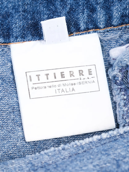 Excellent Dolce Gabbana Blue Denim Mini Skirt Size M