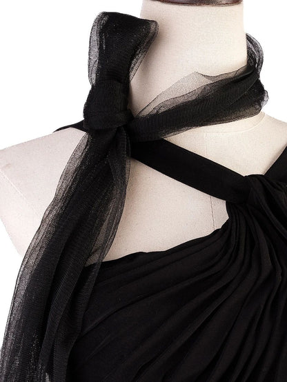 Perfect Sherri Hill Black Dress XXS Single Shoulder Glamour