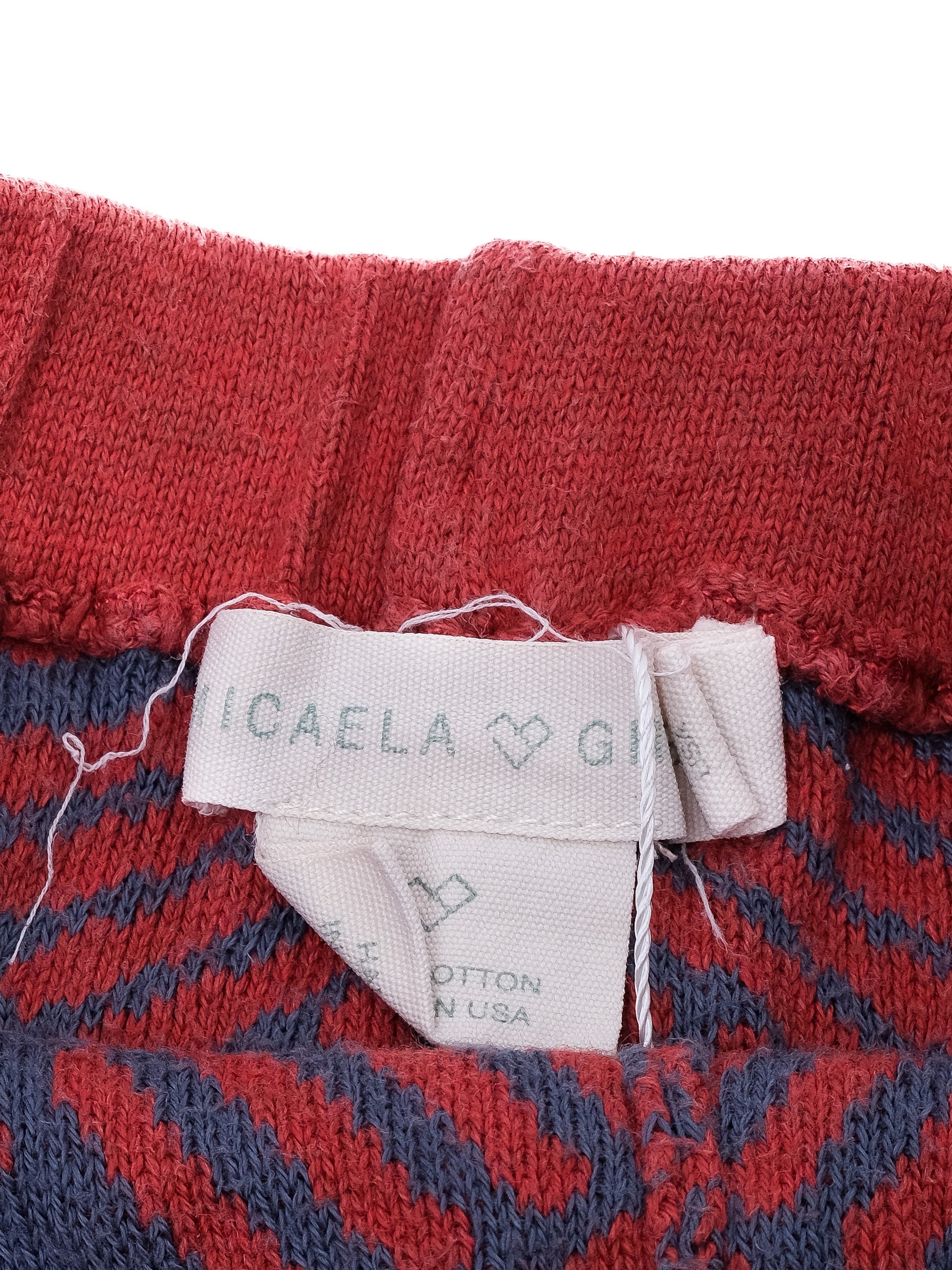 Excellent Micaela Greg Kids Red Pants Blue Geometric Size 5