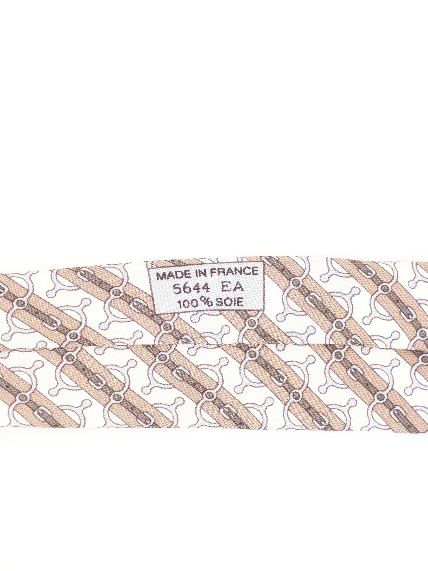 Perfect Hermes Silk Neck Tie Combined Color Patterned Design